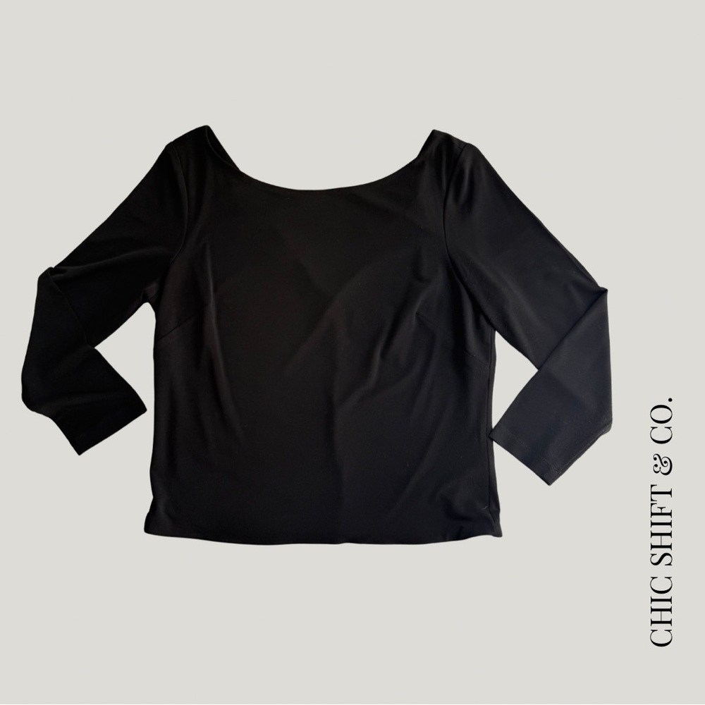 Eliza J | Elegant Top | Black | L